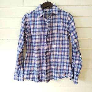 Carhartt Flannel Blue, Cream and Red